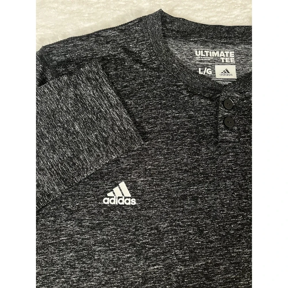 Adidas‎ Northern Illinois University NIU Huskies Henley L/S T Shirt Men's L